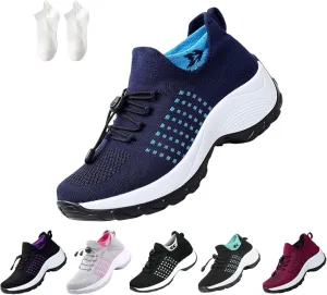 2025 Comfortwear Ortho Stretch Cushion Shoes for Women Plantar Fasciitis, Comfort Wear Ortho Stretch Cushion Shoes