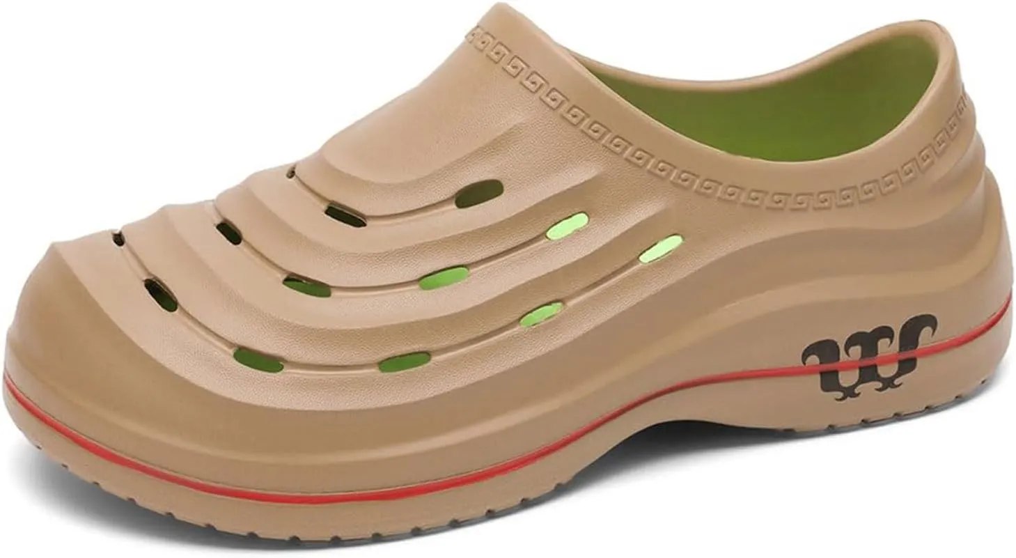 Armadillo Clogs Nurse Shoes for Women Men Slip-Resistant Ideal Work Shoes Oil Resistant Chef Wide Waterproof Shoe