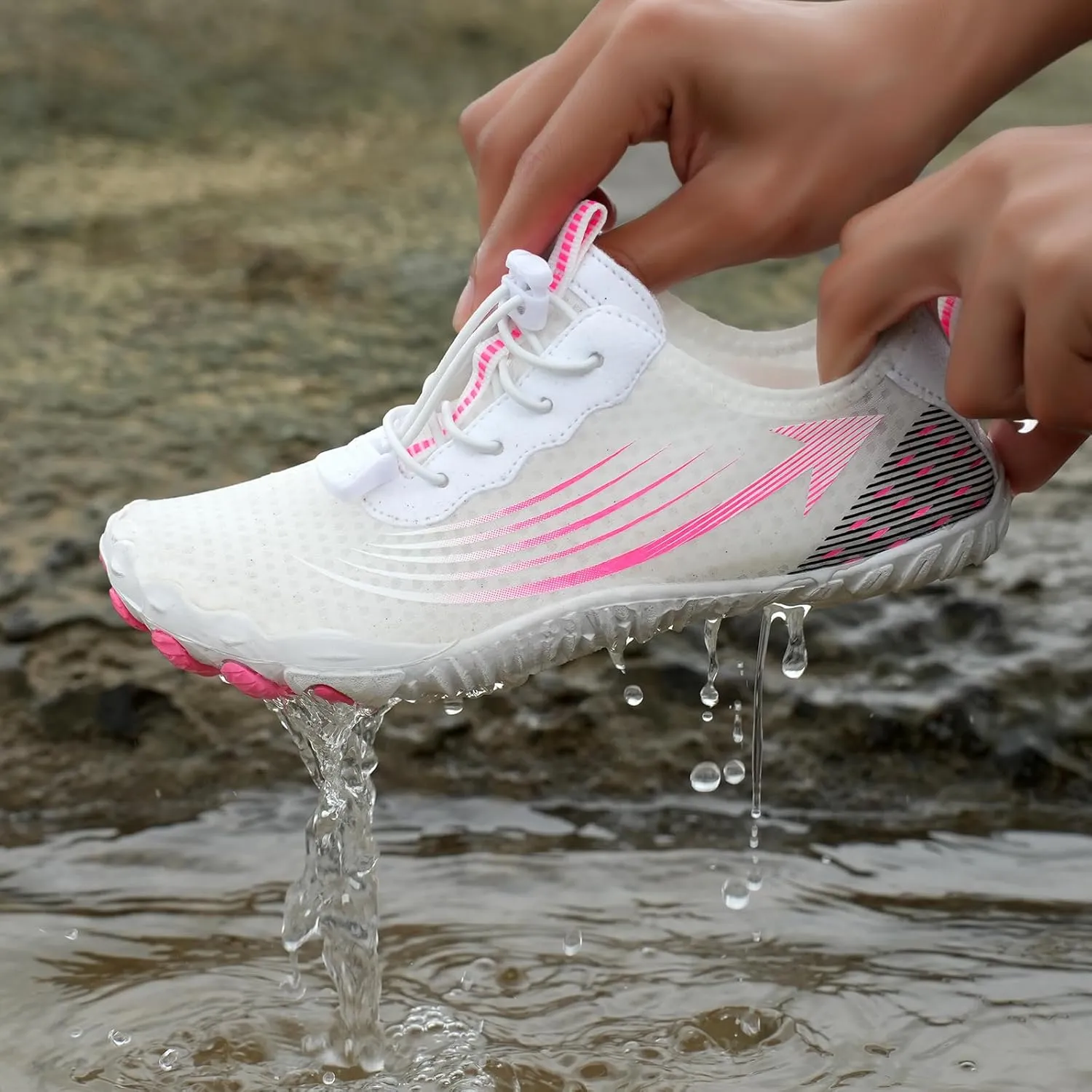 Barefoot Shoes for Women Men Wide Toe Box Healthy & Non-Slip Barefoot Shoes Athletic Footwear Waterproof Hiking Shoe Pro Barefoot Shoe Breathable Quick Dry Sneakers Unisex