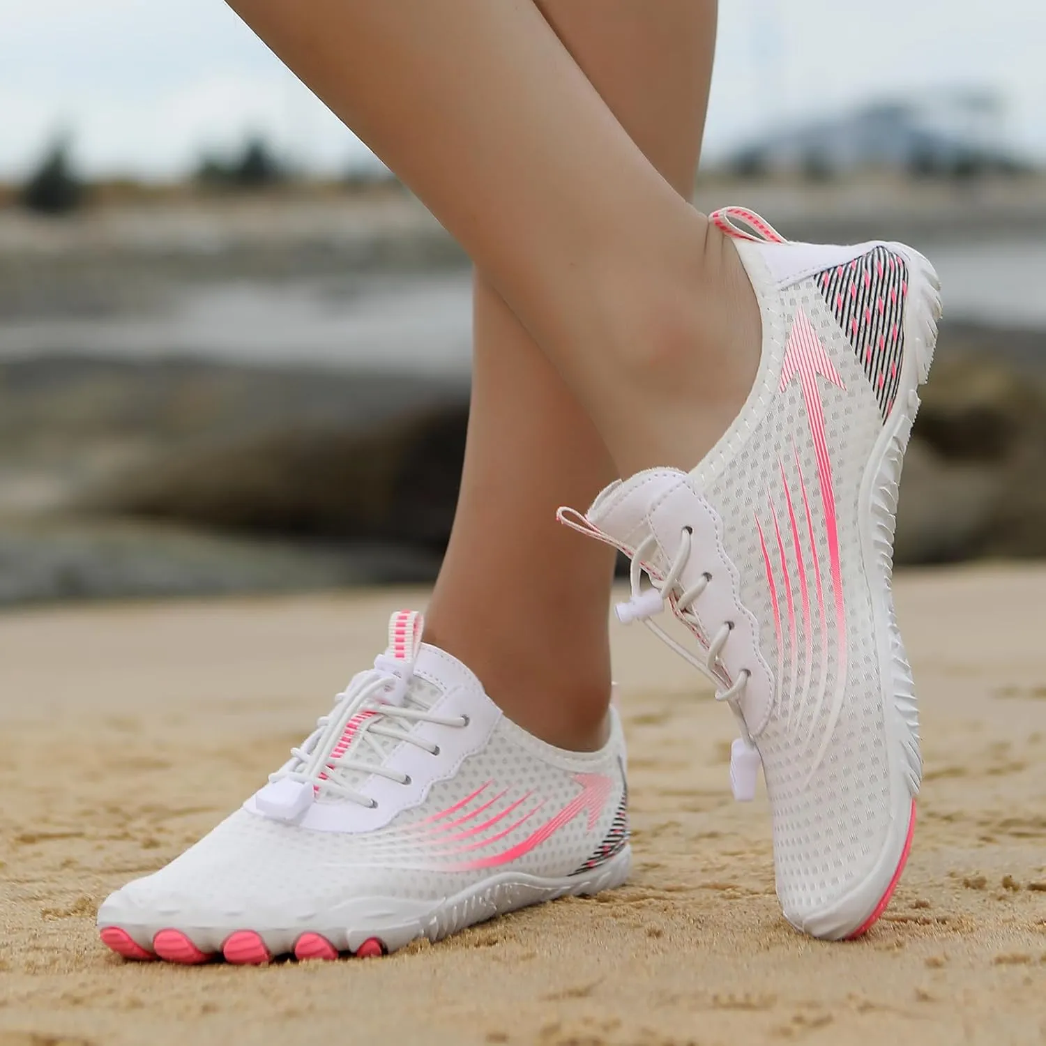 Barefoot Shoes for Women Men Wide Toe Box Healthy & Non-Slip Barefoot Shoes Athletic Footwear Waterproof Hiking Shoe Pro Barefoot Shoe Breathable Quick Dry Sneakers Unisex