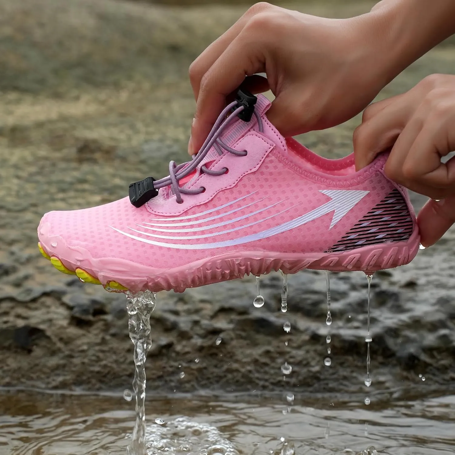 Barefoot Shoes for Women Men Wide Toe Box Healthy & Non-Slip Barefoot Shoes Athletic Footwear Waterproof Hiking Shoe Pro Barefoot Shoe Breathable Quick Dry Sneakers Unisex