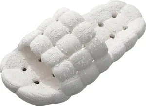 Bath Slippers Women and Men Cloud Slides Womens Pillow Slippers Indoor Slipper Dorms Outdoor Non-Slip Comfortable