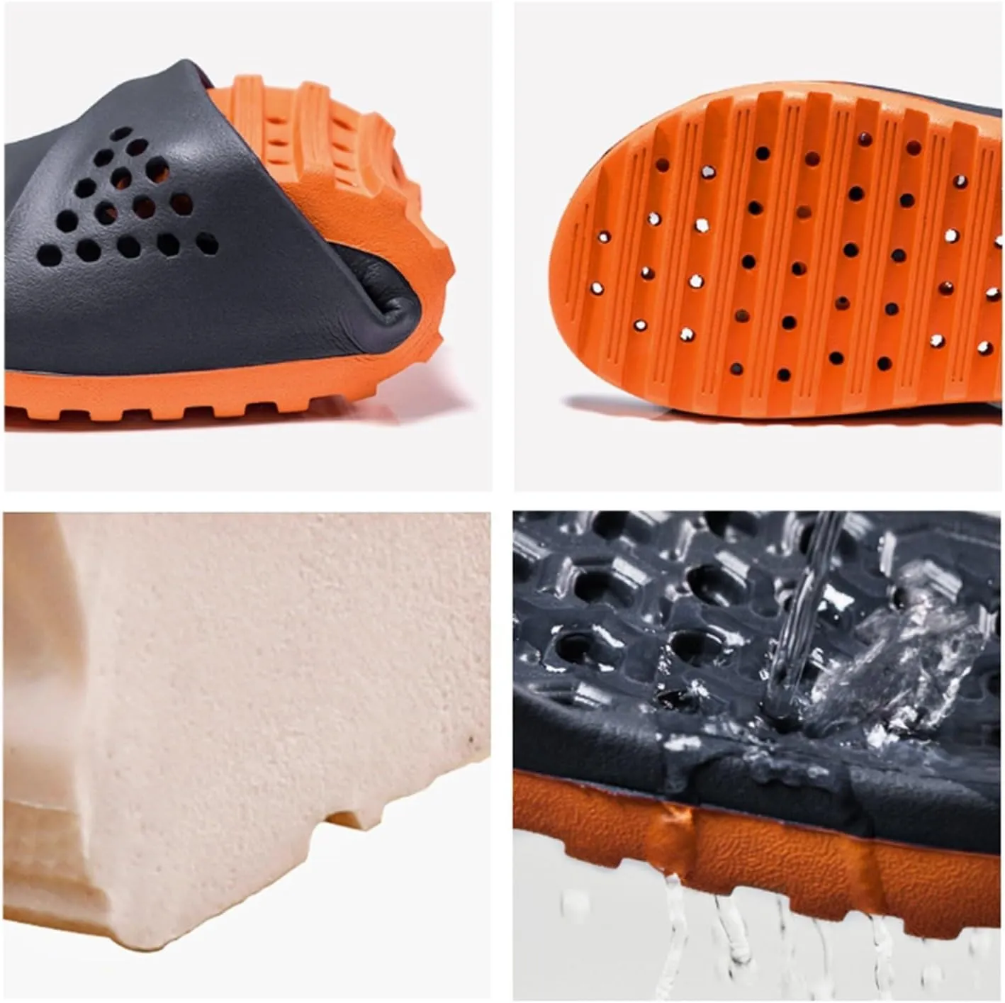 Bathroom Slippers Men Shower Shoes Women Mens Shower Shoes Slides for Women Travel Dorms Beach Slippers
