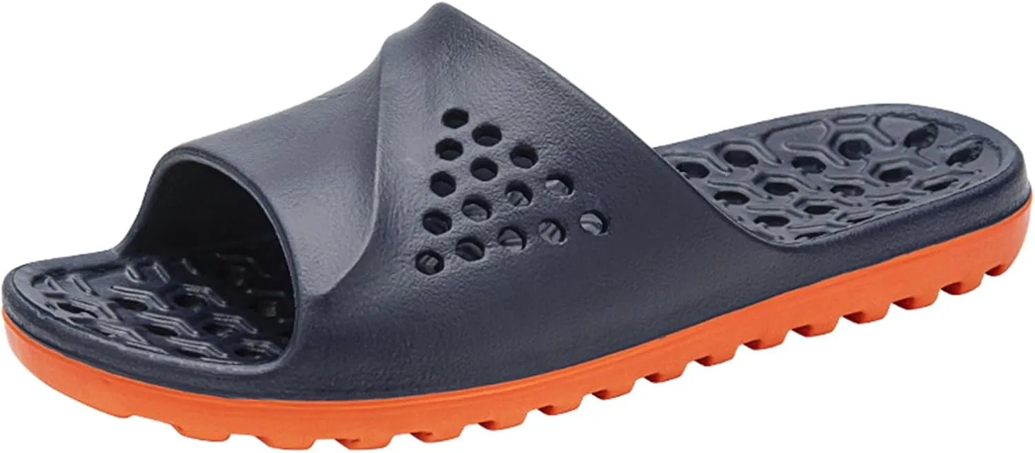 Bathroom Slippers Men Shower Shoes Women Mens Shower Shoes Slides for Women Travel Dorms Beach Slippers