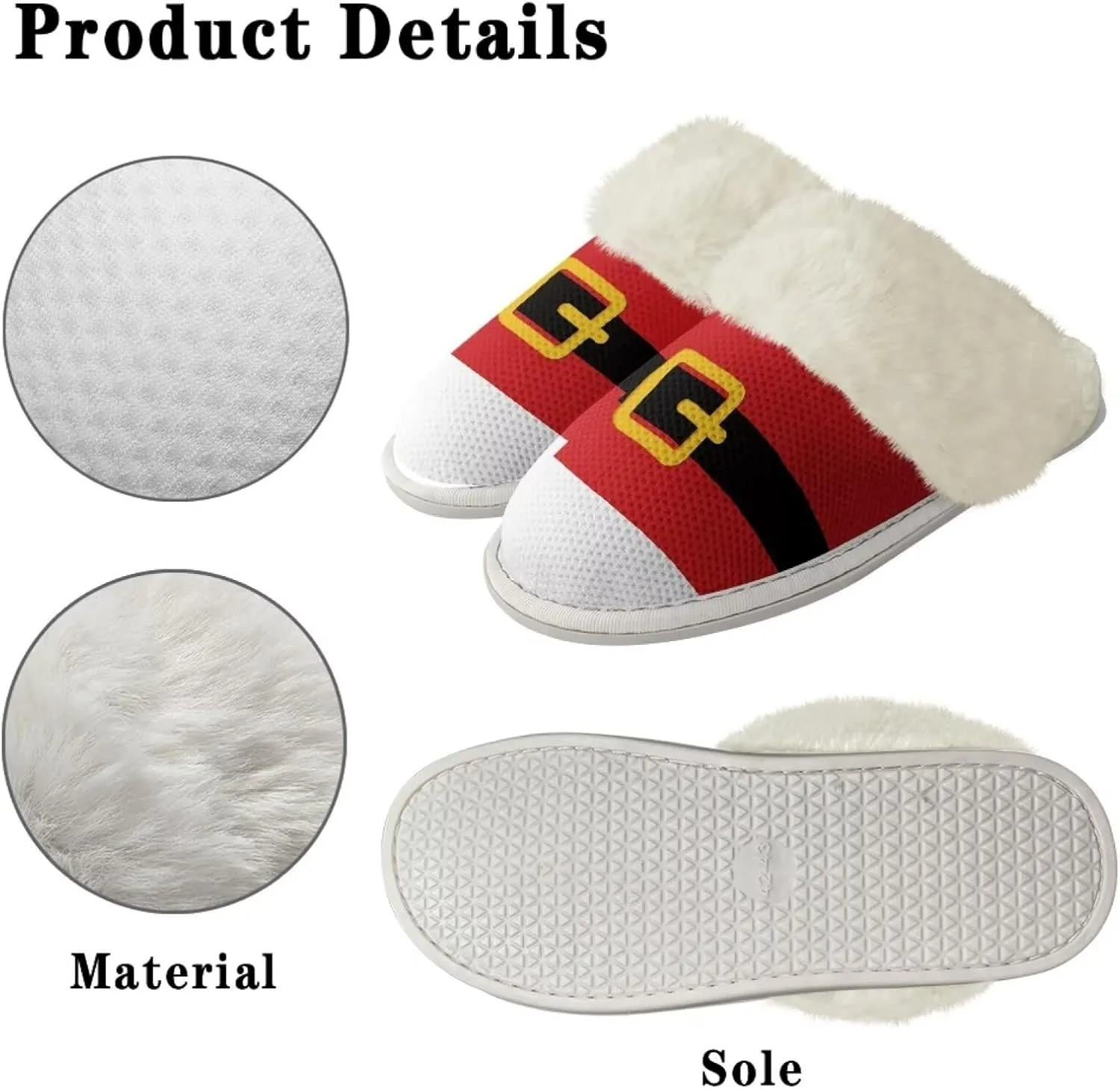 Bedroom Slippers Women Fluffy Slippers Plush Slippers Warm Bedroom Slippers Faux Fur Slippers Cozy Indoor Slippers