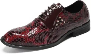 Black Dress Shoes Men Wingtip Oxfords Formal Dress Leather Derby Casual Wedding Prom Shoes Fashion Business Tuxedo Shoes for Men