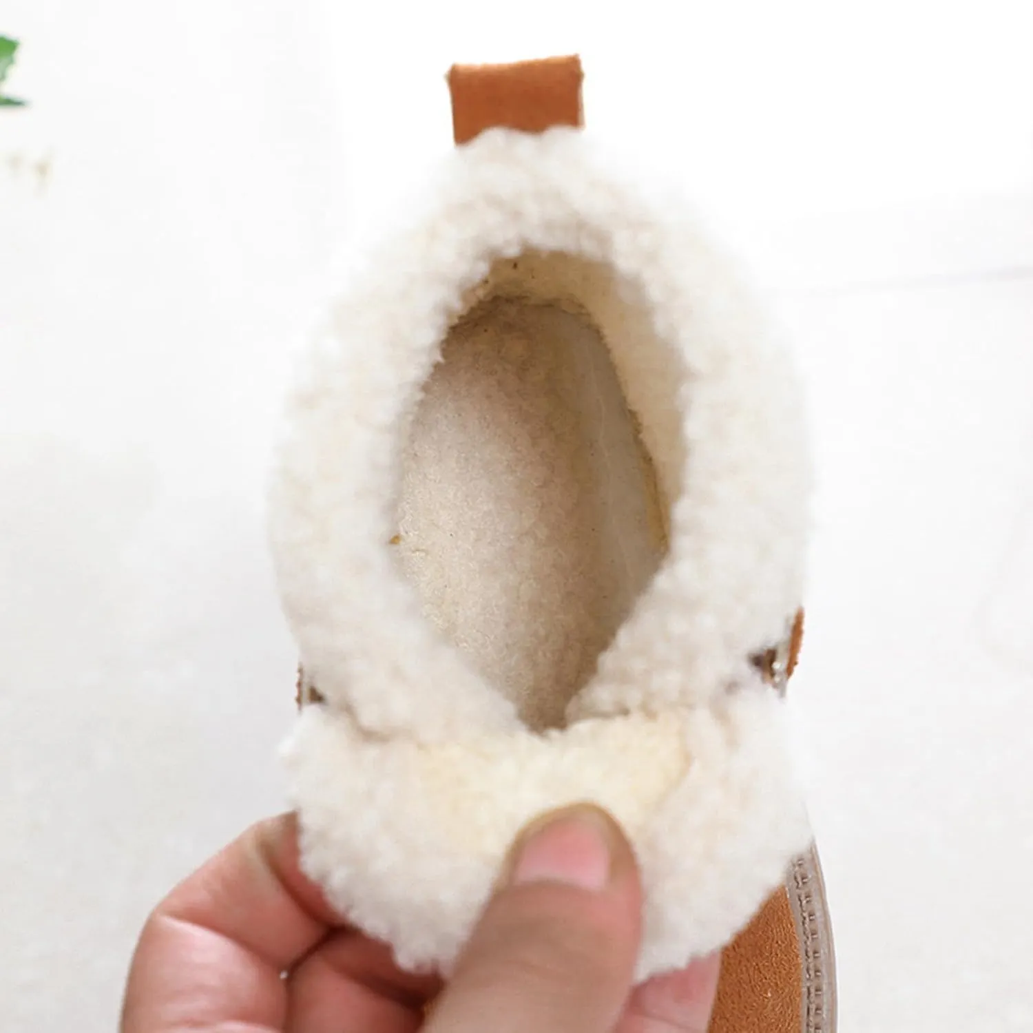 Boots for Girls Snow Boots Kids Winter Slip on Comfort Warm Puffy Faux Fur Lined Ankle Shoes for Little/Big Kid