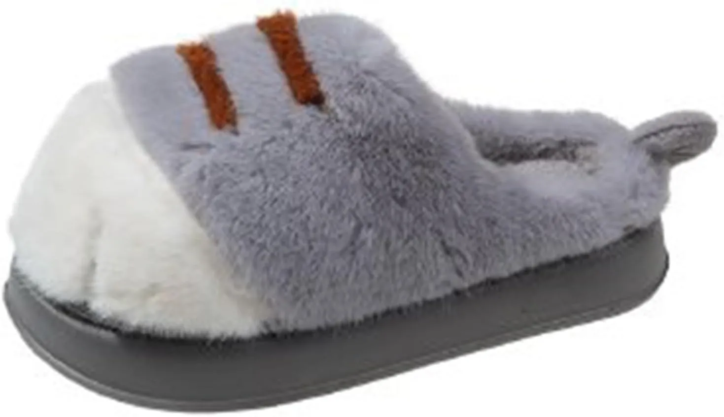 Cat Paw Slippers, Cat Slippers for Women 3D Cat Paw Cartoon Slipper Warm Fluffy Furry Winter Indoor Outdoor Slides