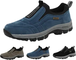 Cathalem Hiking Shoes for Men Comfortable Waterproof Breathable Orthopedic Walking Hiking Shoes Walking Orthopedic Shoes