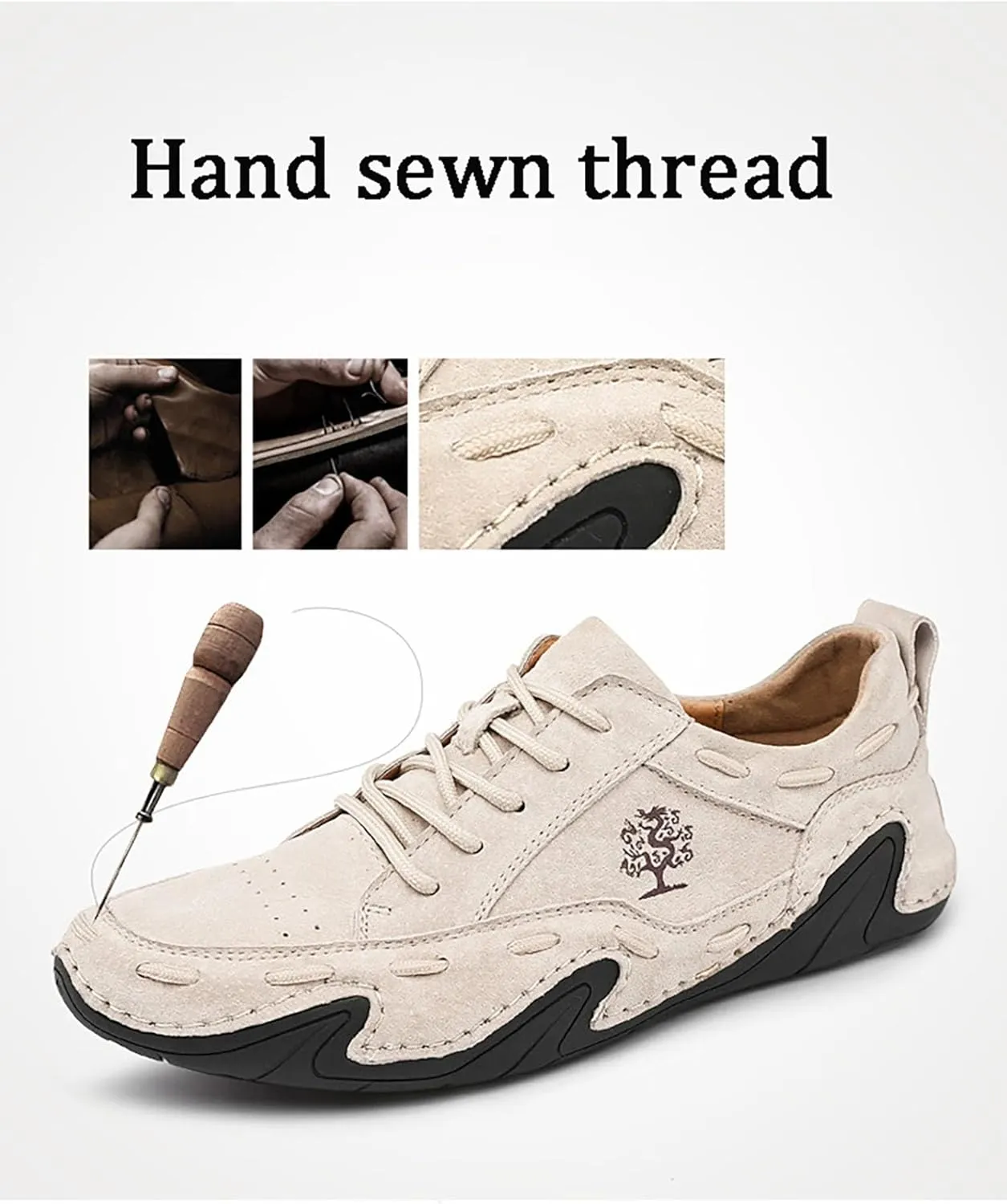 Driving Shoes for Men Casual Slip Ons Mens Fashion Shoes Comfort Handmade Dress Walking Shoes