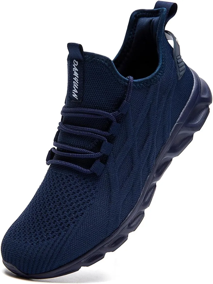 EGMPDA Womens Walking Shoes Slip On Tennis Athletic Runnings Sneakers Casual Fashion Lightweight for Work Travel Gym Sports