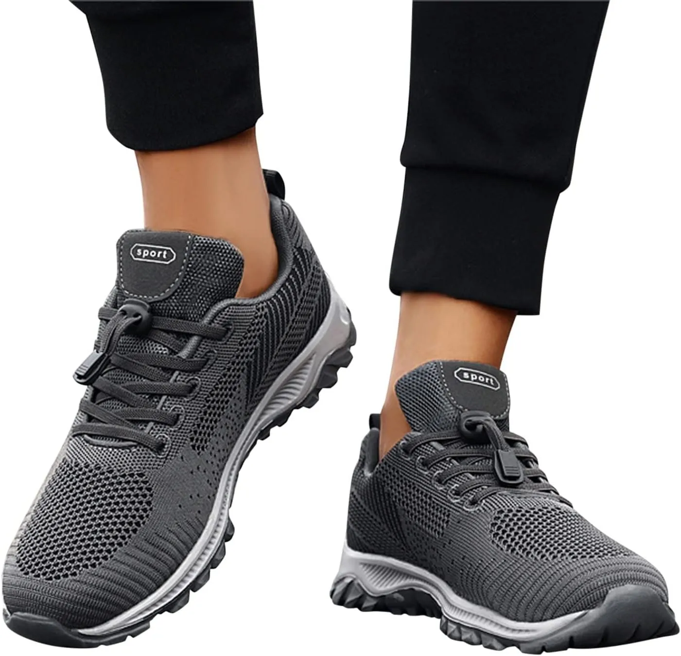Fashion Summer Men Breathable Mesh Shallow Mouth Slip On Lightweight Casual Shoes Sneaker Men
