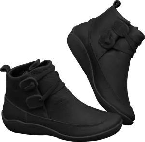 Flat Leather Ankle Boots for Women High Heel Ankle Boots Wide Tight Ankle Boots Womens Winter Ankle Boots Wide Width 8.5 Extra Wide Womens Ankle Boots Lace Up Ankle Boots