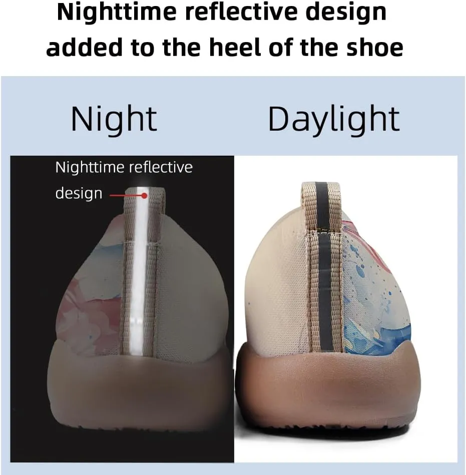 Flats Shoes for Men Art Painted Slip Ons Loafers Lightweight Walking Travel Sneakers