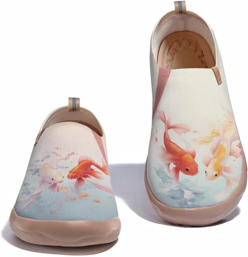 Flats Shoes for Men Art Painted Slip Ons Loafers Lightweight Walking Travel Sneakers