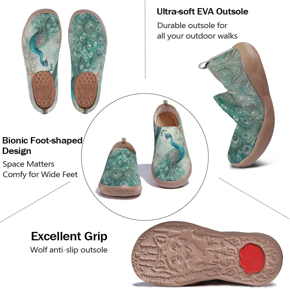 Flats Shoes for Men Art Painted Slip Ons Loafers Lightweight Walking Travel Sneakers