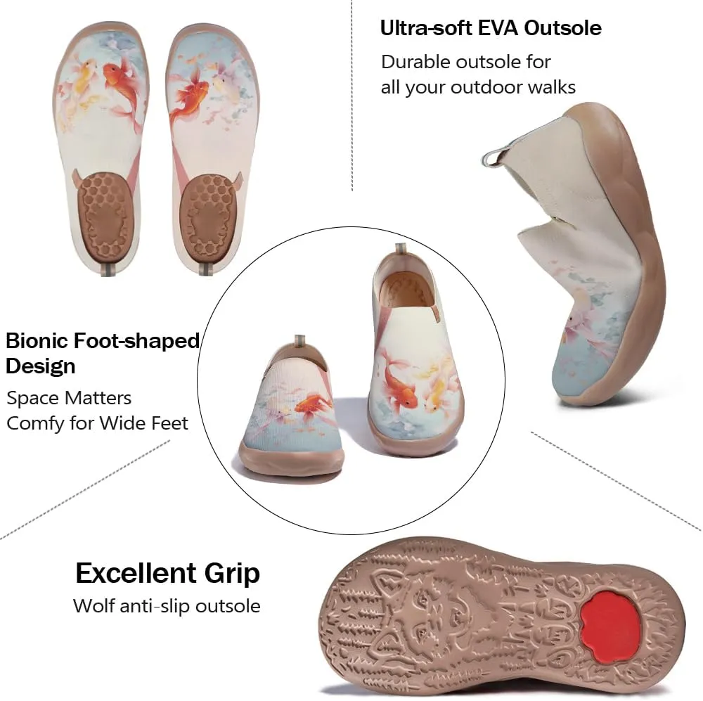 Flats Shoes for Men Art Painted Slip Ons Loafers Lightweight Walking Travel Sneakers