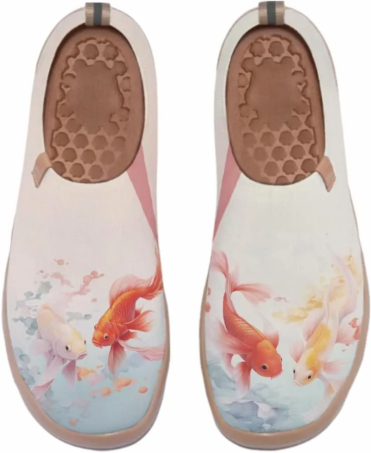 Flats Shoes for Men Art Painted Slip Ons Loafers Lightweight Walking Travel Sneakers