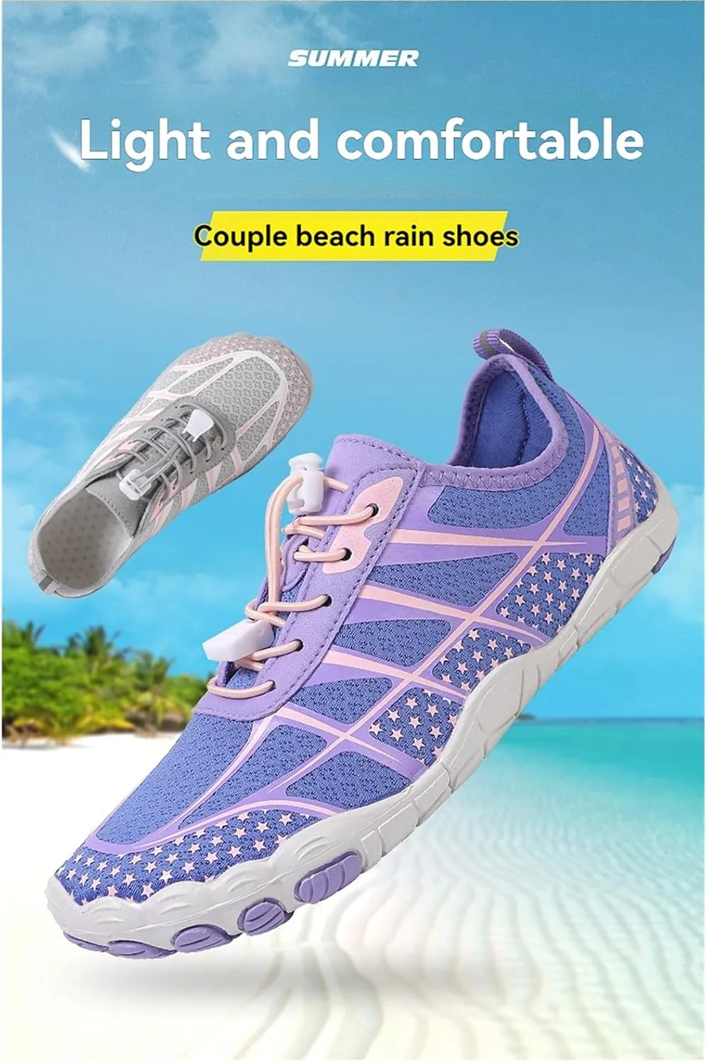 Grounded Footwear for Women Men Hiking Barefoot Shoes Non-Slip Sneakers Water Resistant Casual Lightweight Comfortable Gym Athletic Shoe Outdoor Swimming Beach Watershoes Soft Running&Walking Sneaker