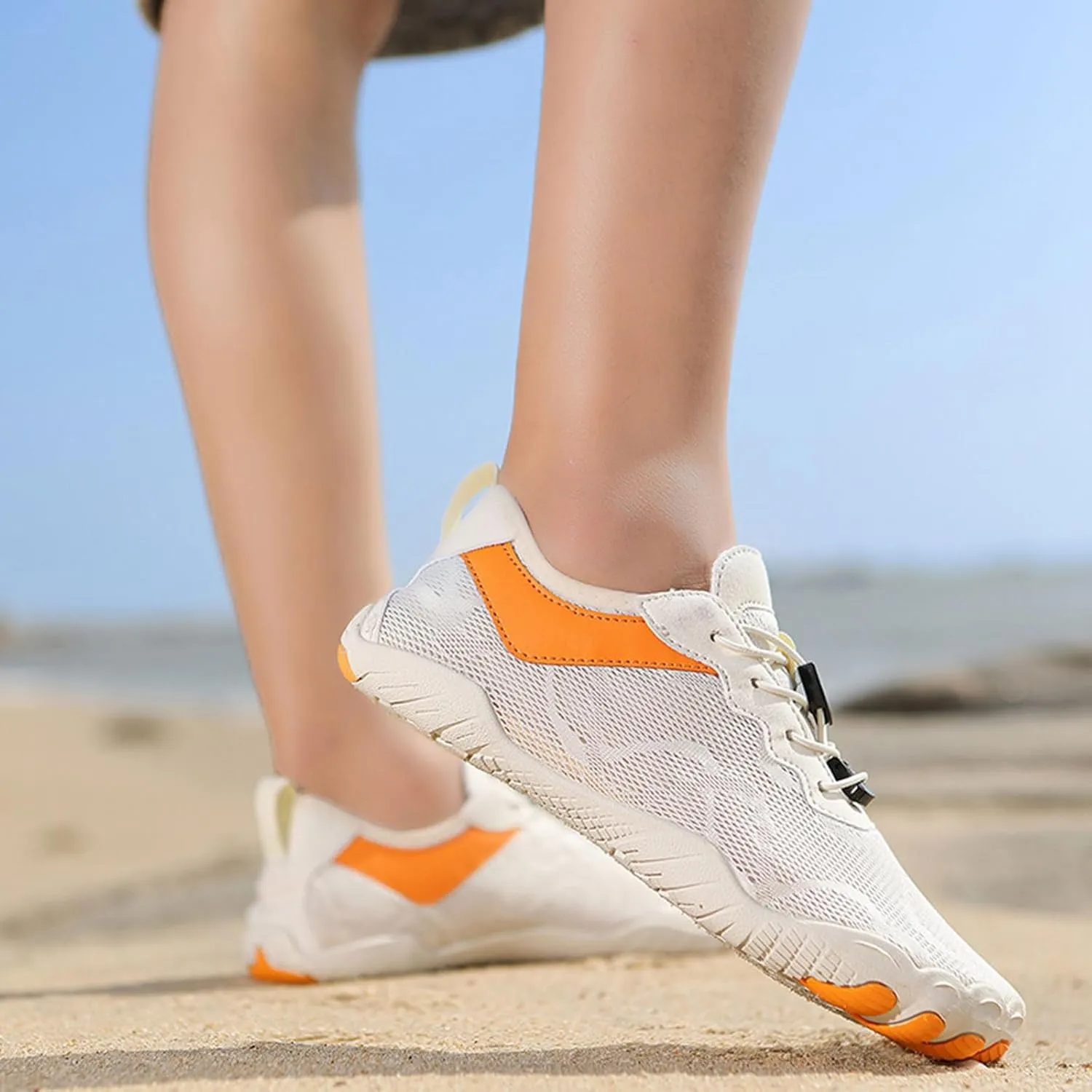 Grounded Footwear for Women Non Slip Barefoot Shoes Running Hiking Walking Shoe for Men Healthy & Non-Slip Wide Toe Box Beach Sneaker Lightweight Breathable Water Resistant Sneakers Comfort Wear Shoes