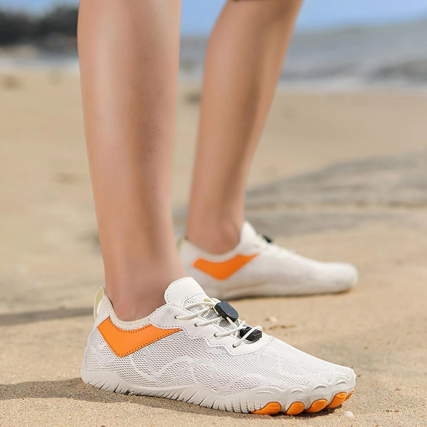 Grounded Footwear for Women Non Slip Barefoot Shoes Running Hiking Walking Shoe for Men Healthy & Non-Slip Wide Toe Box Beach Sneaker Lightweight Breathable Water Resistant Sneakers Comfort Wear Shoes