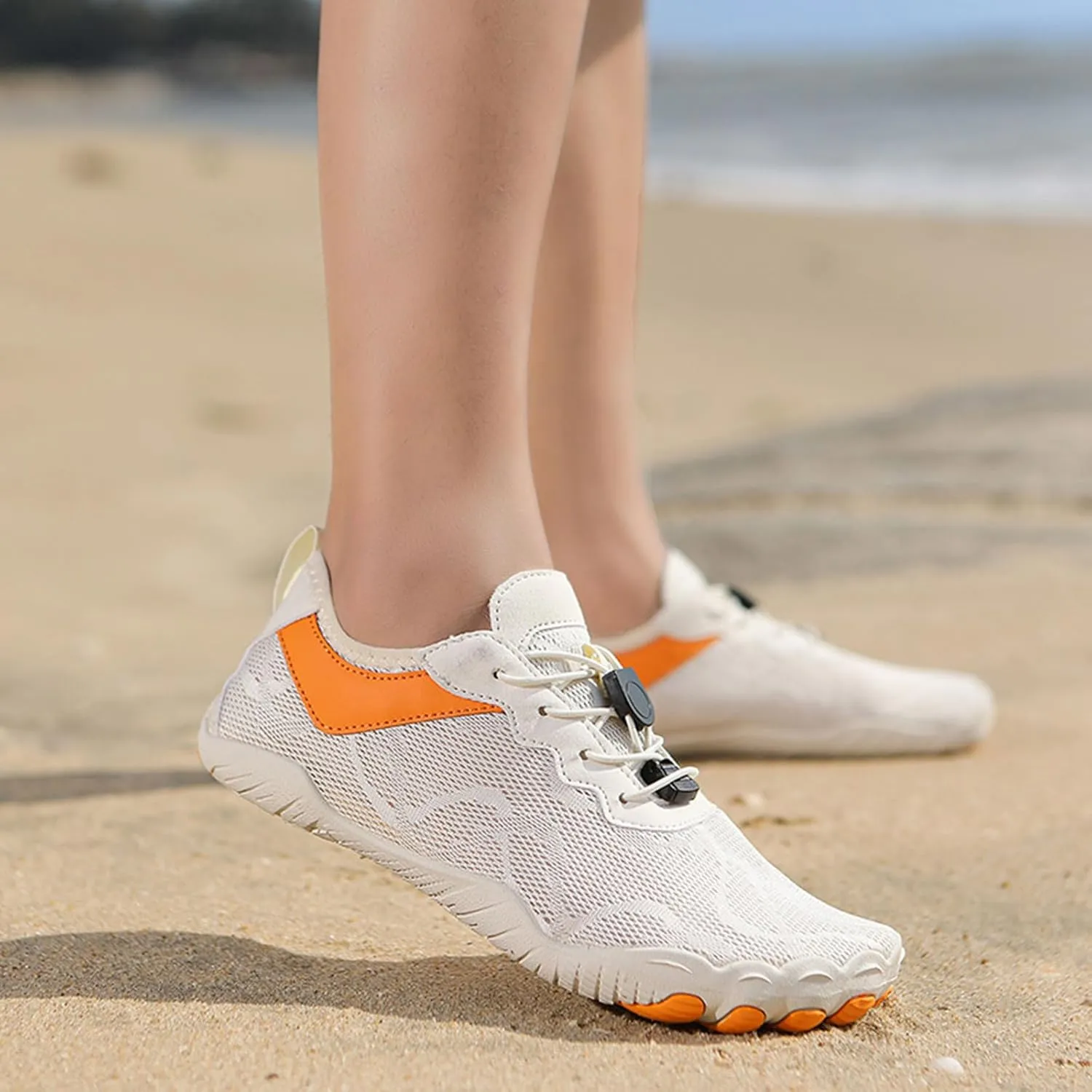 Grounded Footwear for Women Non Slip Barefoot Shoes Running Hiking Walking Shoe for Men Healthy & Non-Slip Wide Toe Box Beach Sneaker Lightweight Breathable Water Resistant Sneakers Comfort Wear Shoes