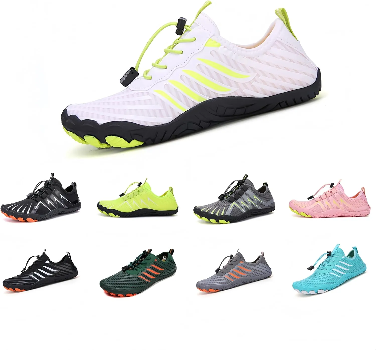 Hike Barefoot Shoes for Women Men Breathable Wide Toe Barefoot Shoes Box Waterproof Trail Running Healthy & Non-Slip Barefoot Shoe Zero Drop Athletic Cross-Trainer Fashion Sneakers