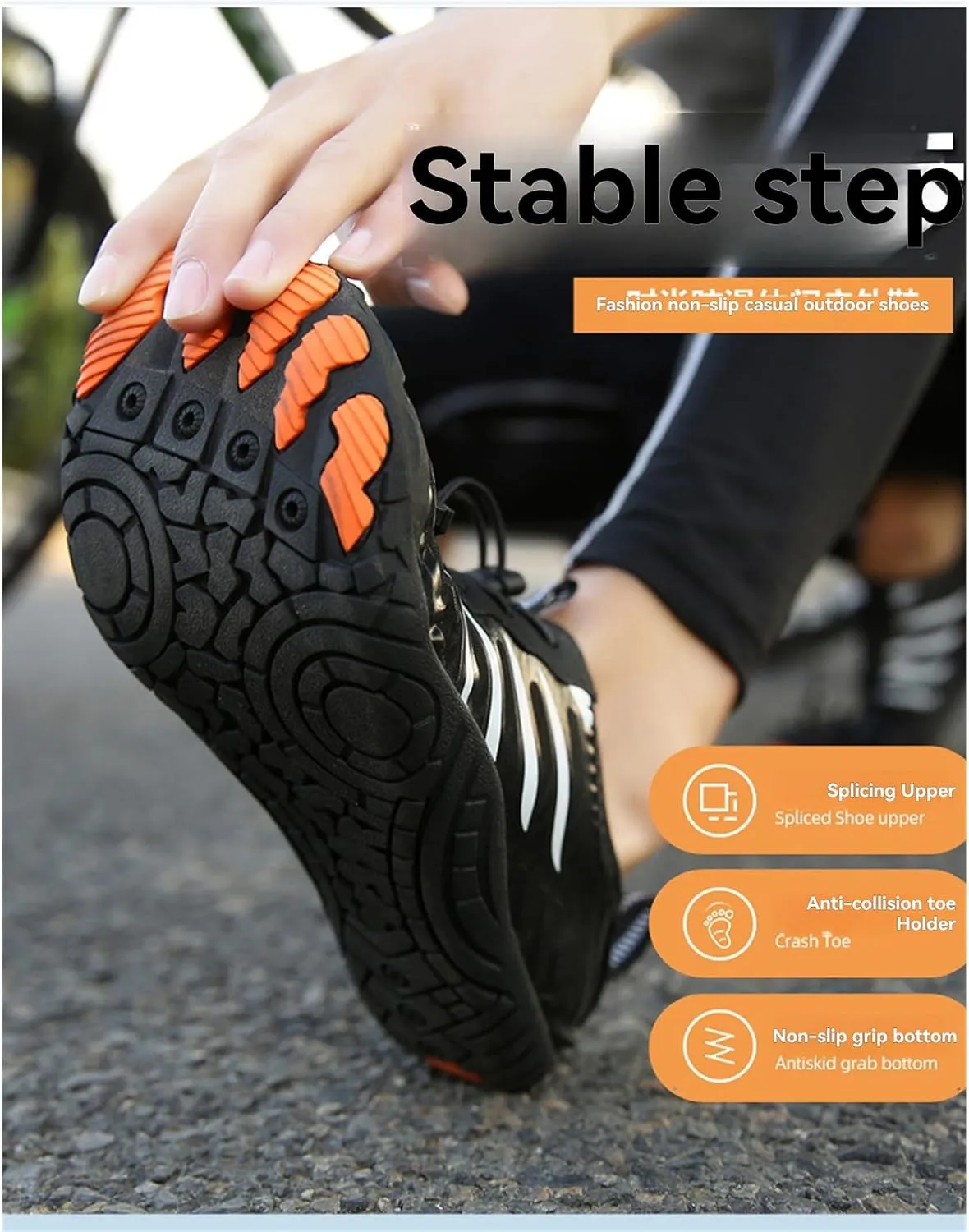 Hike Barefoot Shoes for Women Men Breathable Wide Toe Barefoot Shoes Box Waterproof Trail Running Healthy & Non-Slip Barefoot Shoe Zero Drop Athletic Cross-Trainer Fashion Sneakers