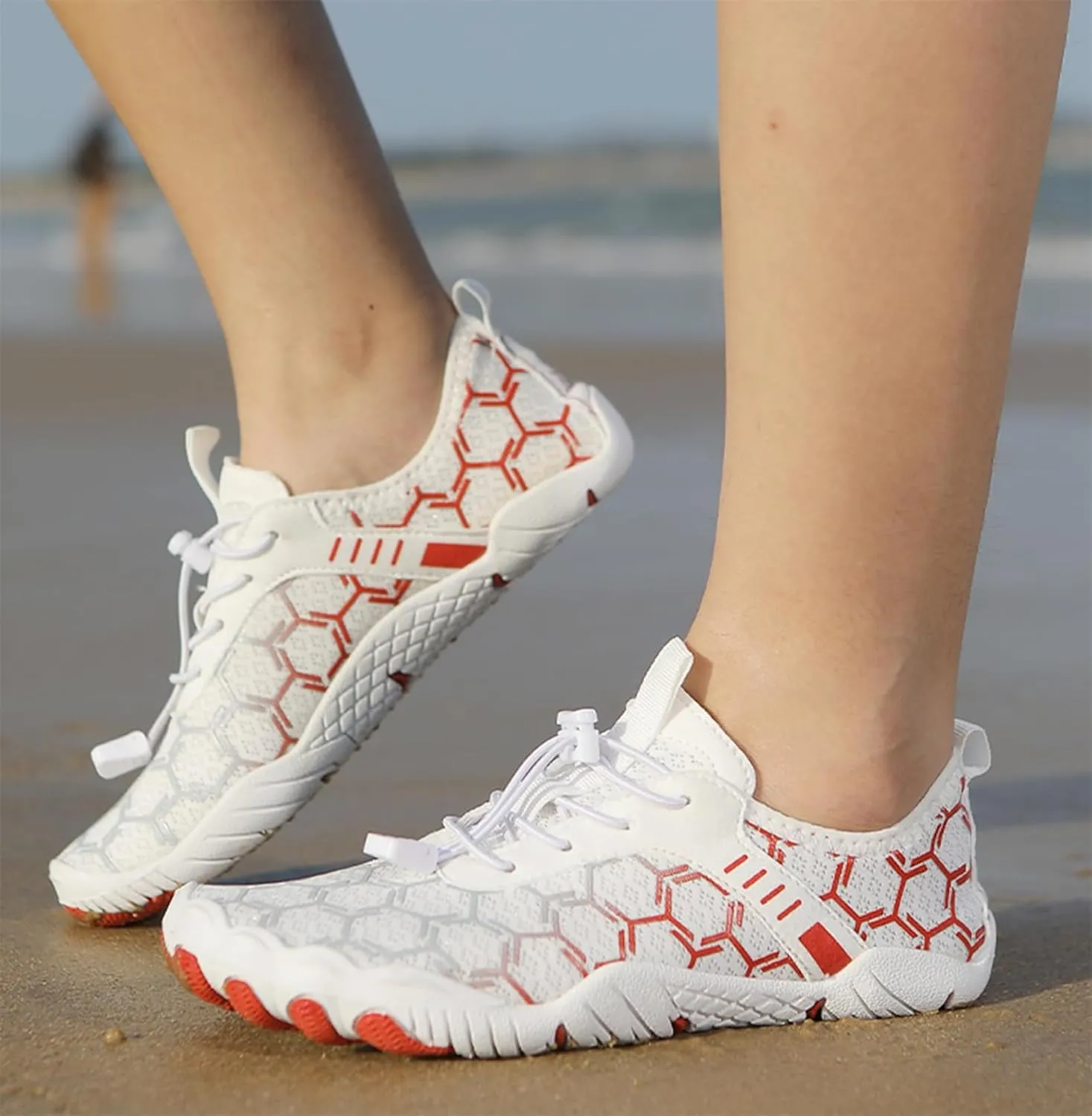 Hike Shoes Women Men Pro Barefoot Shoes with Wide Toe Box Healthy & Non-Slip Lightweight Breathable Sneakers Unisex Quick Dry Zero Drop Trail Running Shoe Sneakers