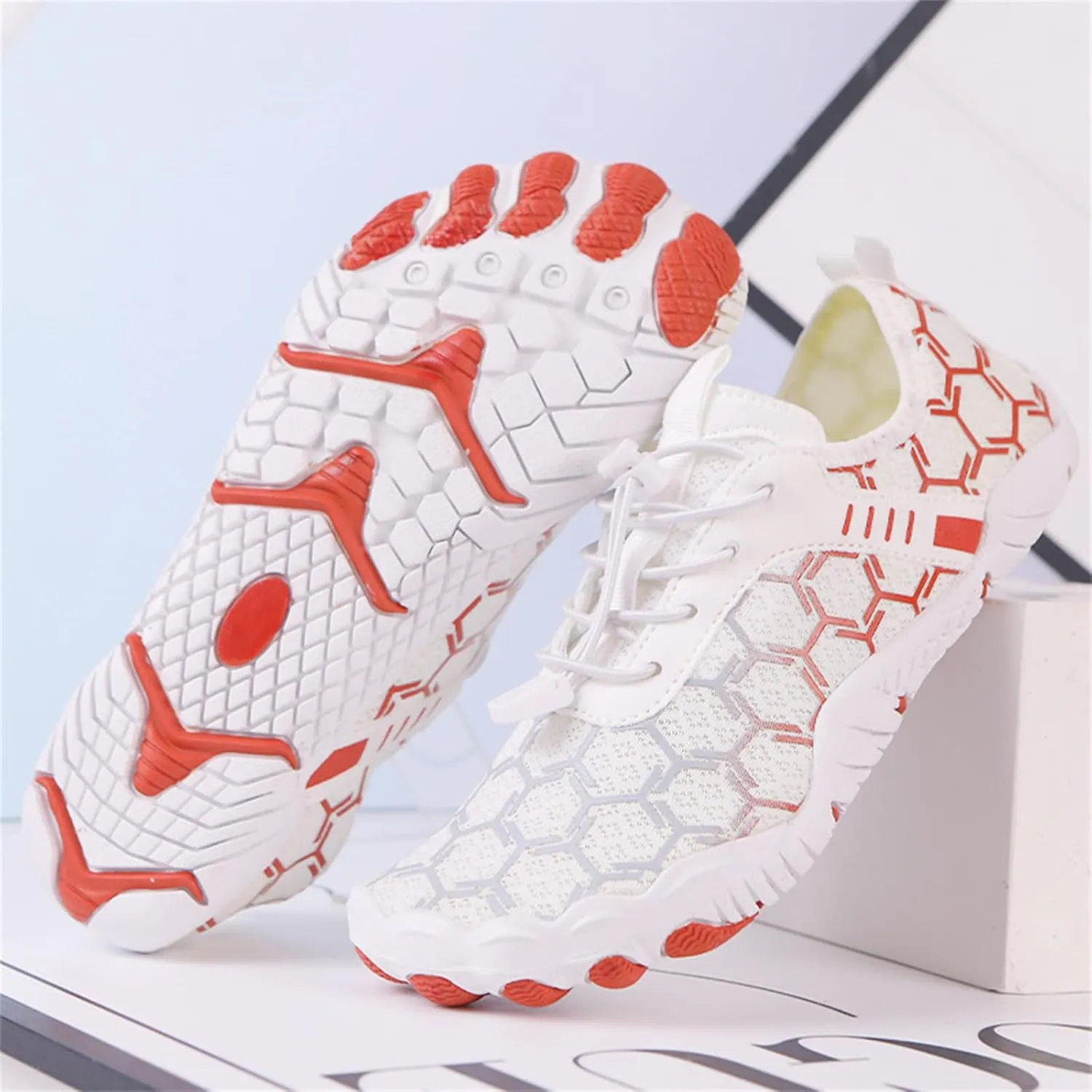 Hike Shoes Women Men Pro Barefoot Shoes with Wide Toe Box Healthy & Non-Slip Lightweight Breathable Sneakers Unisex Quick Dry Zero Drop Trail Running Shoe Sneakers