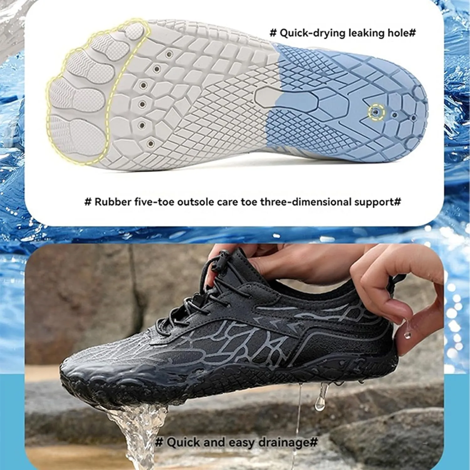 Hiking Footwear Barefoot Womens Mens, Pro - Healthy & Non-Slip Barefoot Shoes Unisex, Wide Toe Box Shoes for Men Women, Lightweight Breathable Outdoor Athletic Hike Shoe