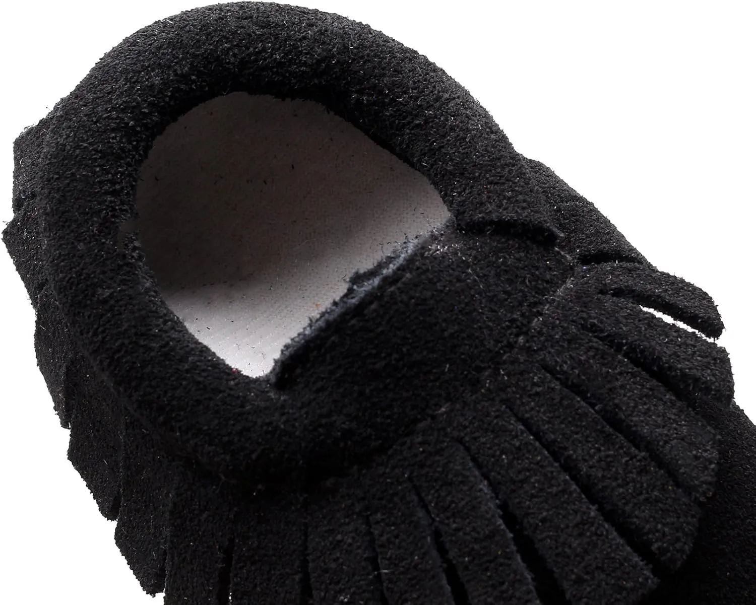 HONGTEYA Leather Baby Moccasins Hard Soled Tassel Crib Toddler Shoes for Boys and Girls…