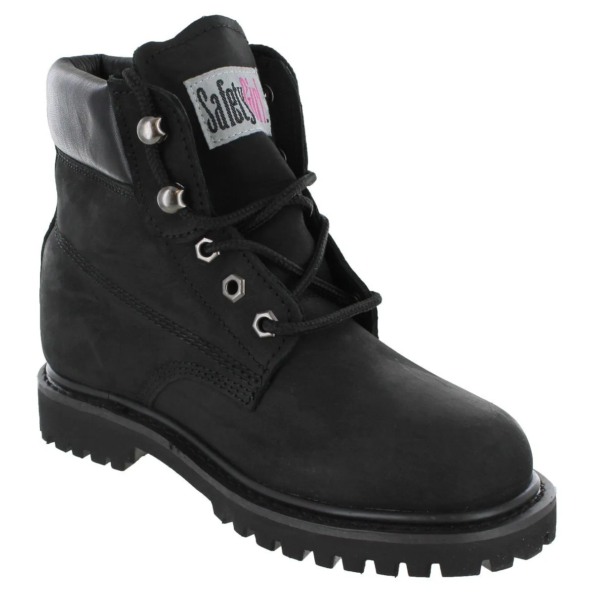 II Steel Toe Work Boots - Black