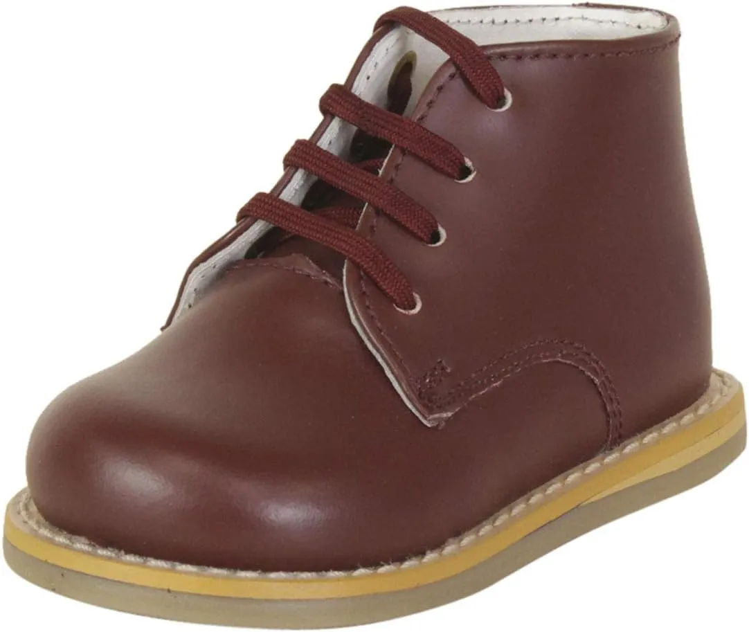 Josmo Infant/Toddler Boy's Logan Burgundy Oxfords Shoes