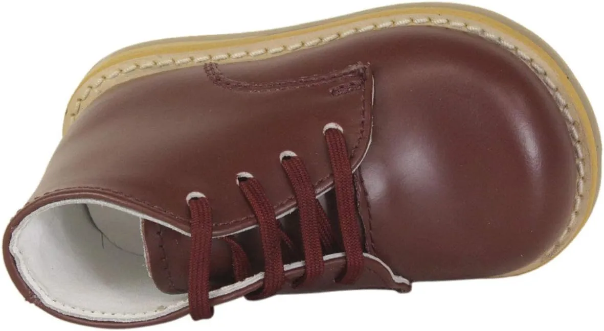 Josmo Infant/Toddler Boy's Logan Burgundy Oxfords Shoes