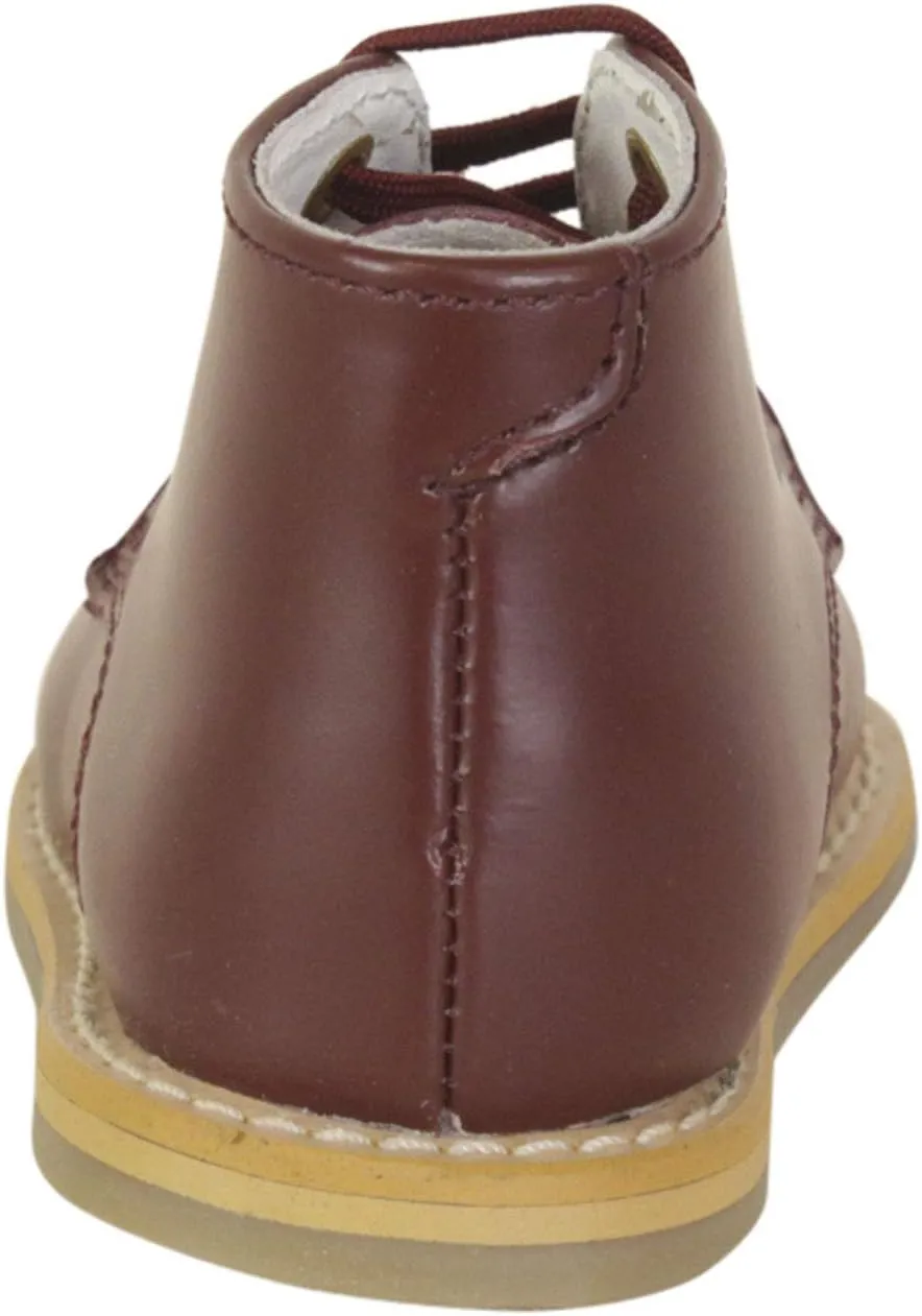 Josmo Infant/Toddler Boy's Logan Burgundy Oxfords Shoes
