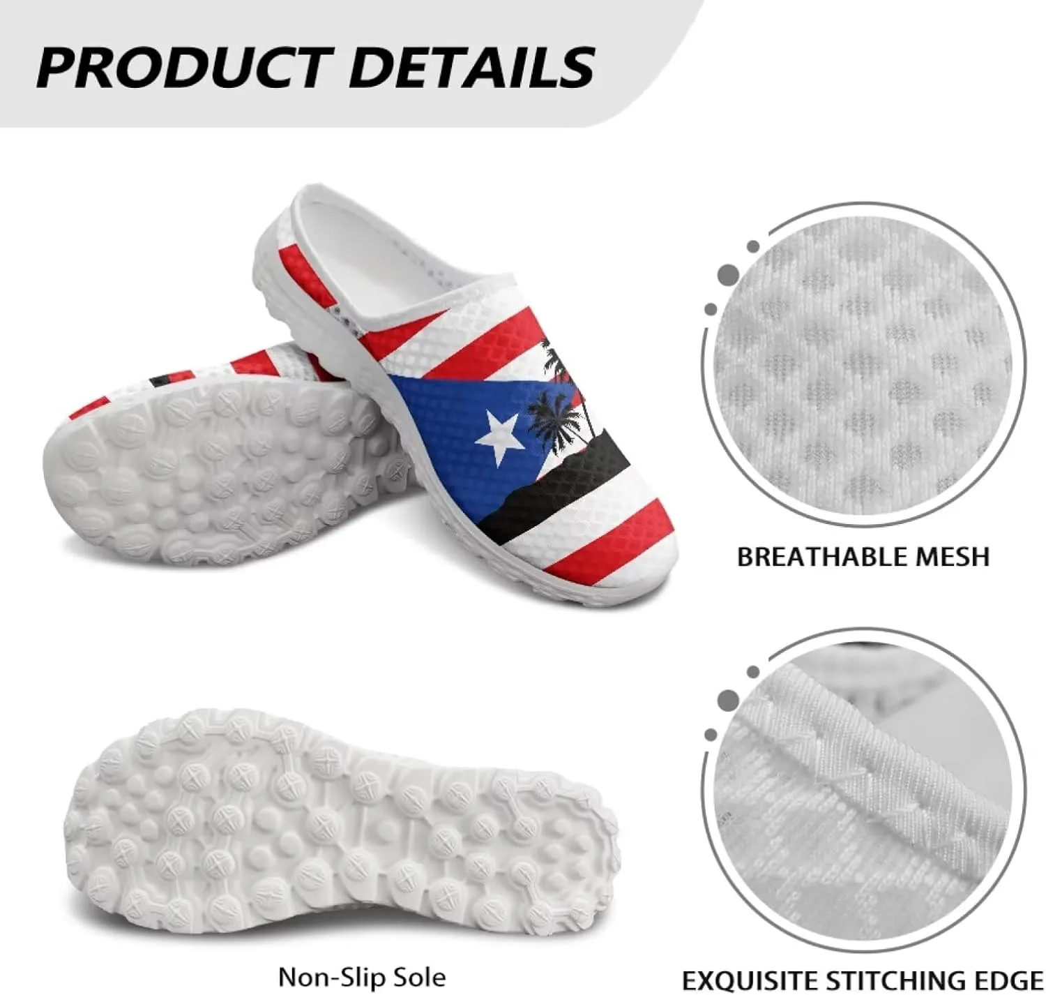 JoyLamoria Animal Pattern House Womens Shoes Mule Flower Lightweight Clog Fashion Comfortable Walking Backless Sport Sneakers