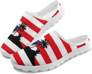 JoyLamoria Animal Pattern House Womens Shoes Mule Flower Lightweight Clog Fashion Comfortable Walking Backless Sport Sneakers