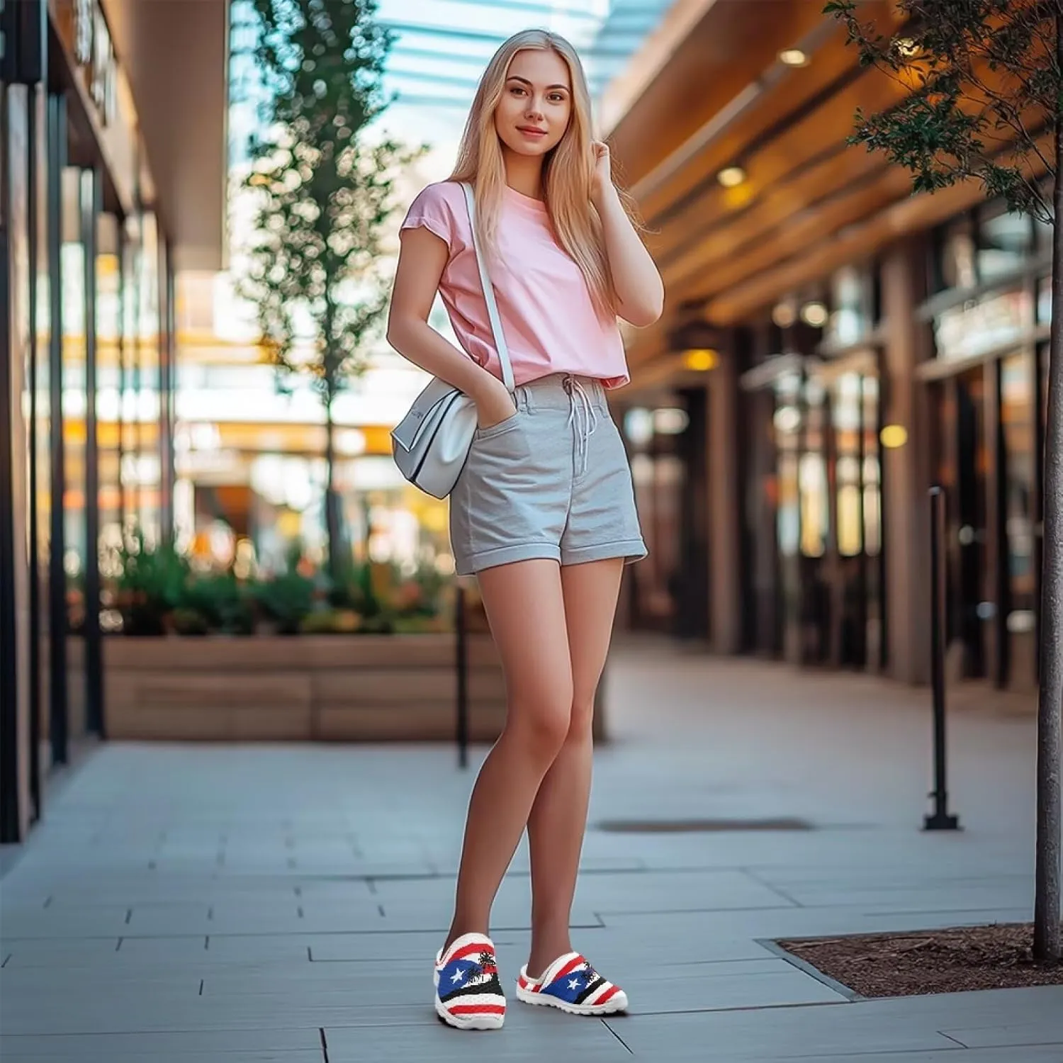 JoyLamoria Animal Pattern House Womens Shoes Mule Flower Lightweight Clog Fashion Comfortable Walking Backless Sport Sneakers