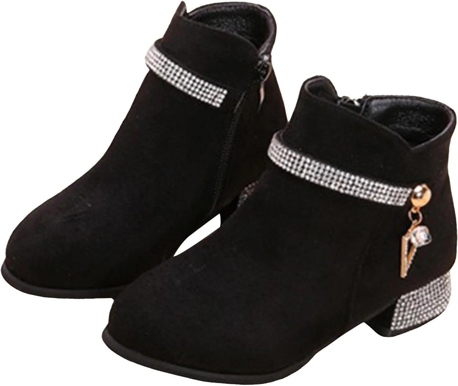Kids Ankle Boots Kids Little Big Girls Boots Lace-Up/Zipper Outdoor Ankle Shoes Ankle Boots Toddler Winter boots