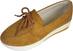Ladmiple Shoes For Women Sneakers Slip Ons Breathe Walking Shoes Casual Fashion Non Slip Platform Running Tennis Shoes