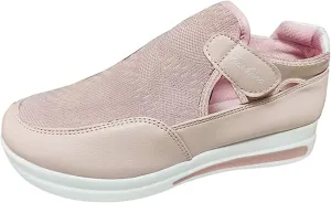 Ladmiple Sneakers For Women Walking Shoes Wide Width Slip on Glitter Shoes Fashion Sparkly Dressy Summer Flats Loafers