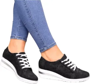 Lausiuoe Christmas Shoes For Women 2022 Women's Slip on Canvas Shoes Low Top Sneakers Non Slip Fashion Casual Fall Classic Lightweight Soft Comfort Breathable Walking Flat Loafers Black