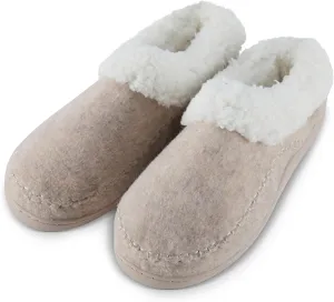 Lee Womens Slippers Gifts for Women Cozy House Slippers for women moccasins Fur Sherpa Indoor Outdoor
