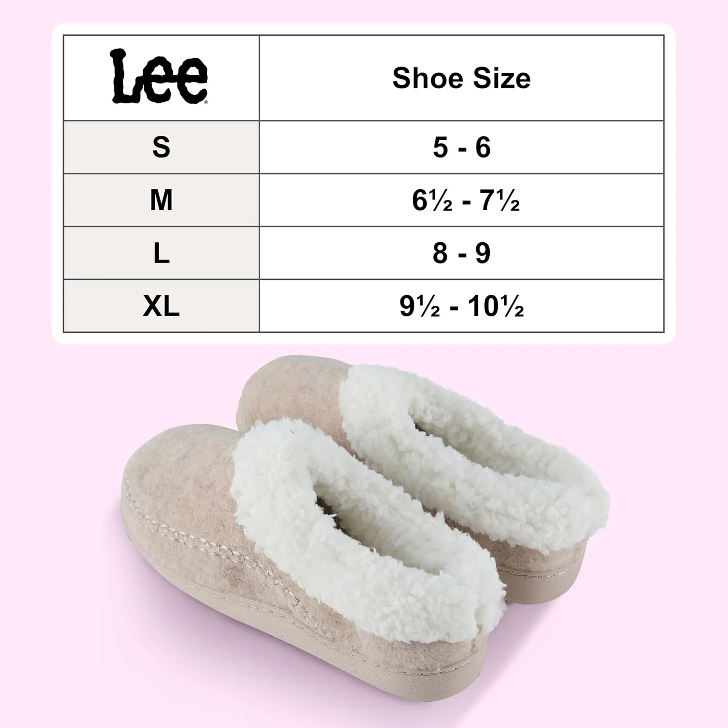 Lee Womens Slippers Gifts for Women Cozy House Slippers for women moccasins Fur Sherpa Indoor Outdoor