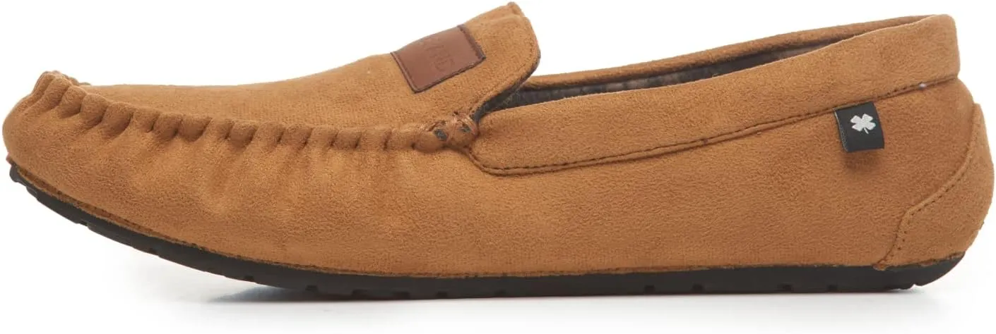 Lucky Brand Mens Micro-Suede Moccasin Loafer Slippers