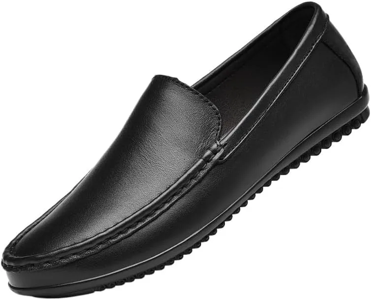Man Genuin Leather Shoe Driving Slip On Elegant Shoes for Men Footwear Mocassin Man Wedding Shoes Men Loafers Dress Shoe