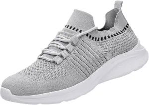 Men Shoes Summer Lightweight Breathable Lace Up Casual Shoes Casual Running Sneaker Insoles Men