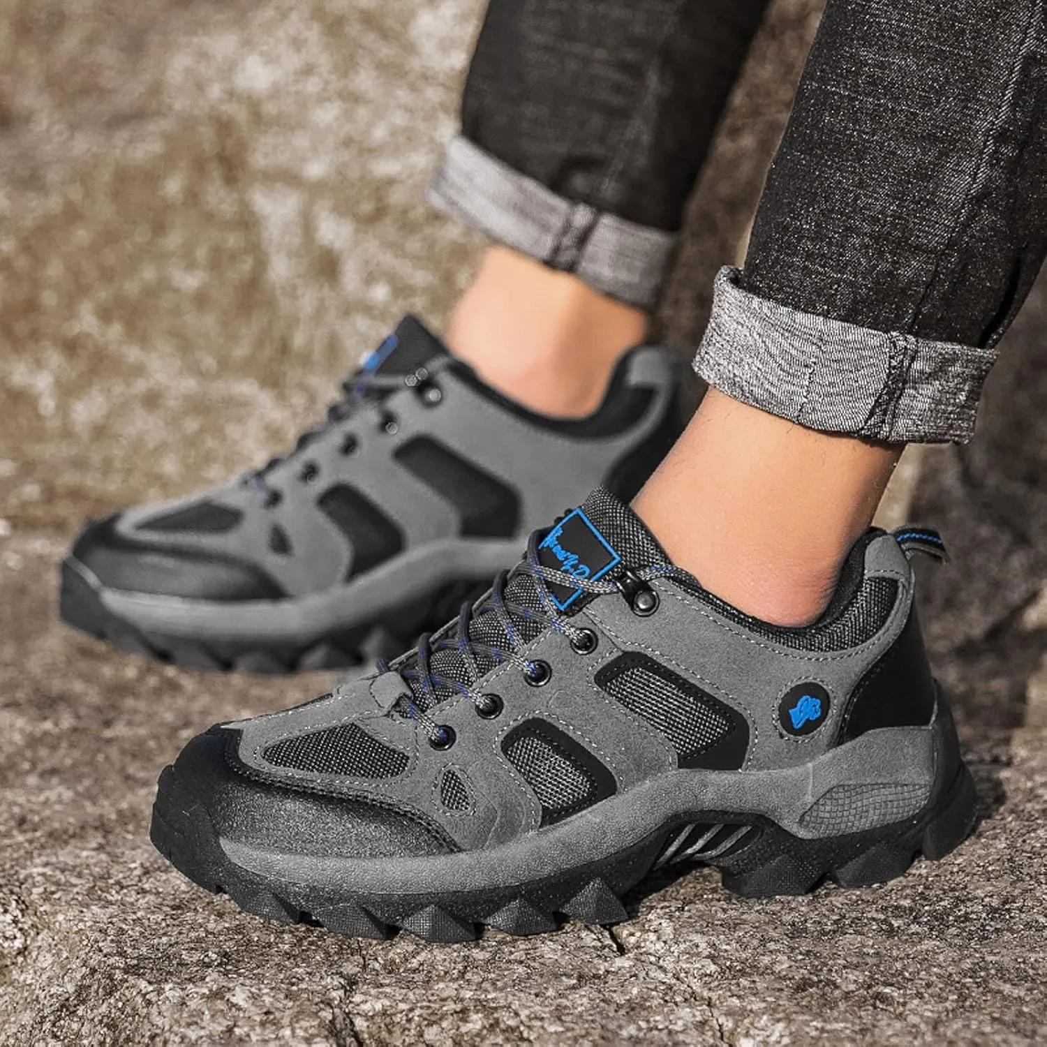 Men Sports Shoes Fashion Summer New Pattern Flat Bottom Thick Sole Slip Breathable Mens Sneaker Shoes