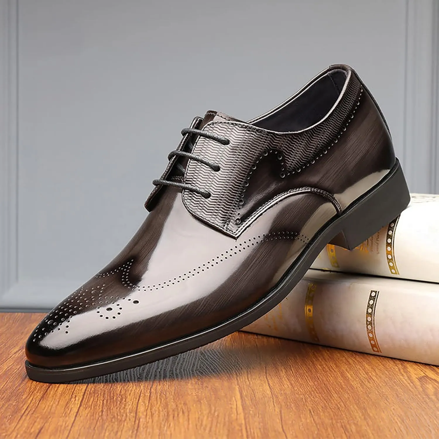 Men's Casual Dress Oxfords Shoes for Men Business Modern Fashion Lightweight Walking Shoes